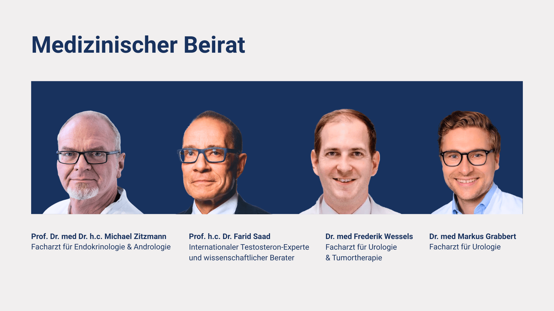 Medizinischer Beirat von Adon Health 