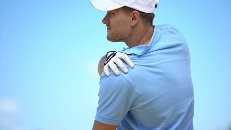 Schulterverletzung und Golf